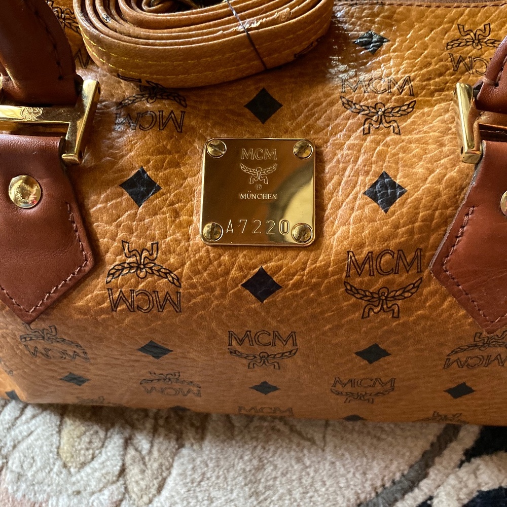 MCM Boston handbag large size